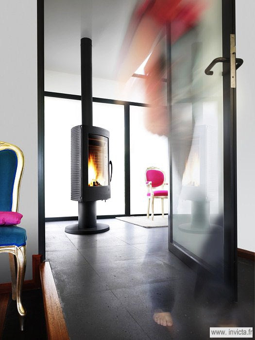 INVICTA Pharos Döküm Odun Sobası 360 Derece Dönebilen