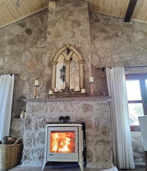 INVICTA Sedan L Krem Döküm Odun Sobası