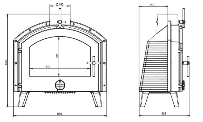 INVICTA Stimo Döküm Odun Sobası