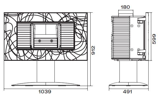 INVICTA Symphonia Döküm Odun Sobası