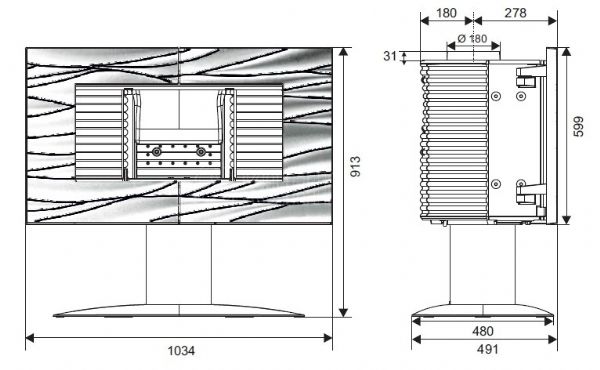 INVICTA Theia Döküm Odun Sobası