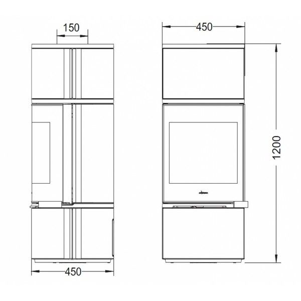 Invicta Alcor Döküm Şömine Soba