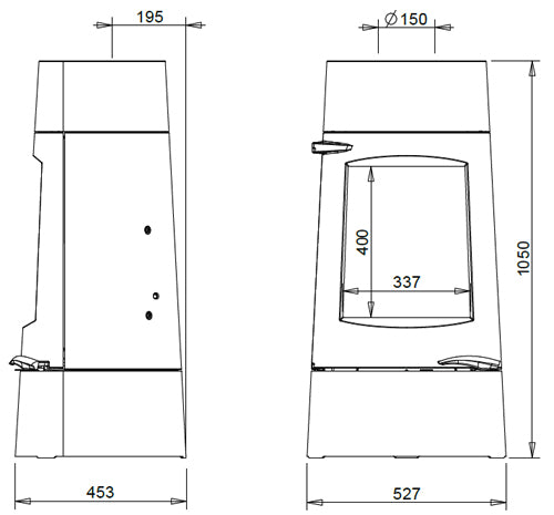 Invicta Aratos Döküm Şömine Soba