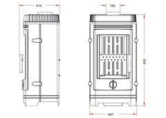 Invicta Cassine Döküm Odun Sobası