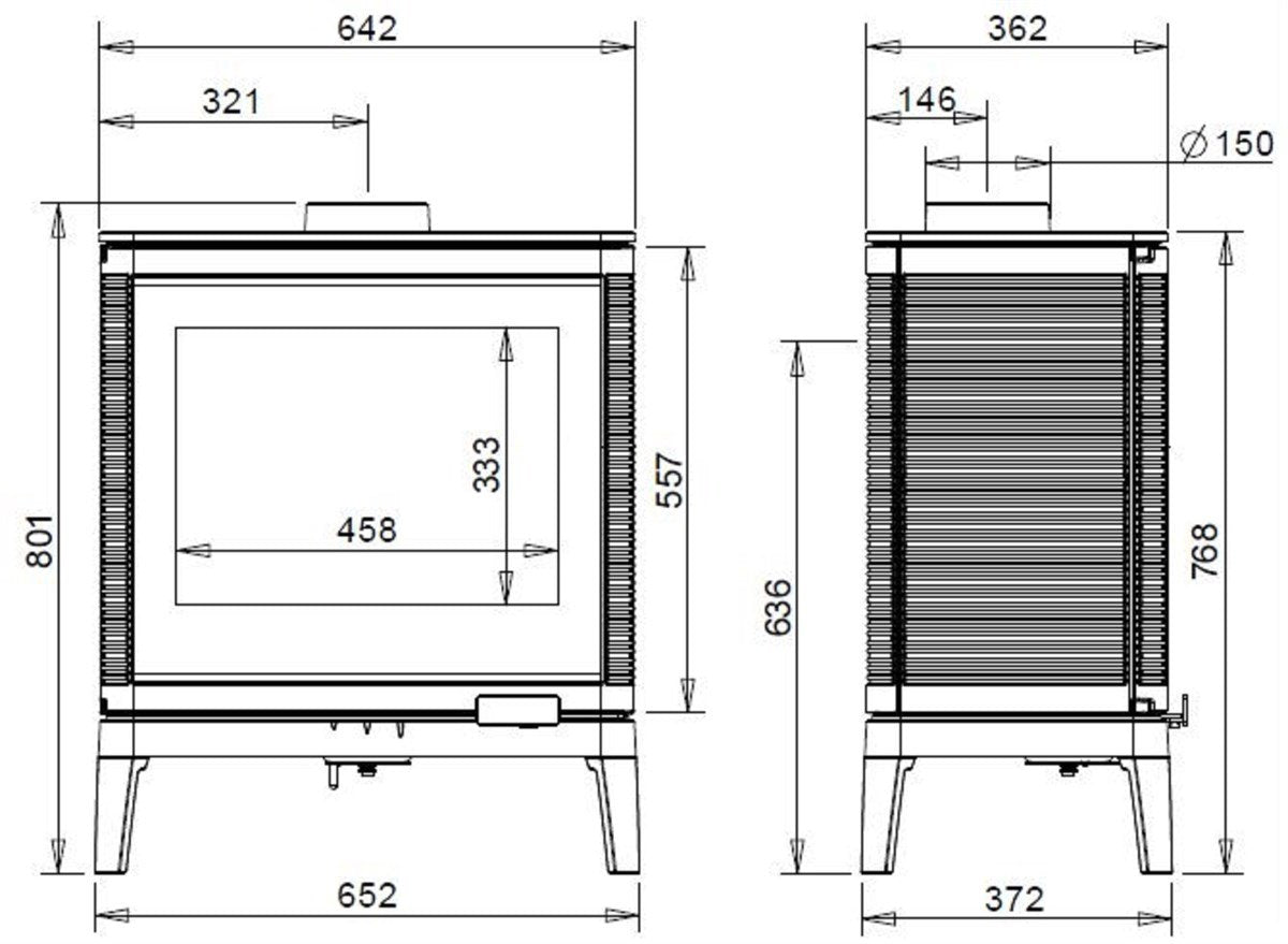 Invicta Kazan Ga Döküm Odun Sobası
