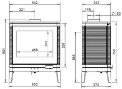 Invicta Kazan Ga Döküm Odun Sobası