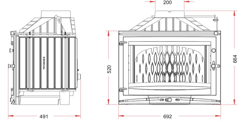 Invicta Klapeli Şömine Haznesi Selenic