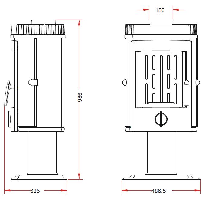 Invicta Mesnil Döküm Odun Sobası