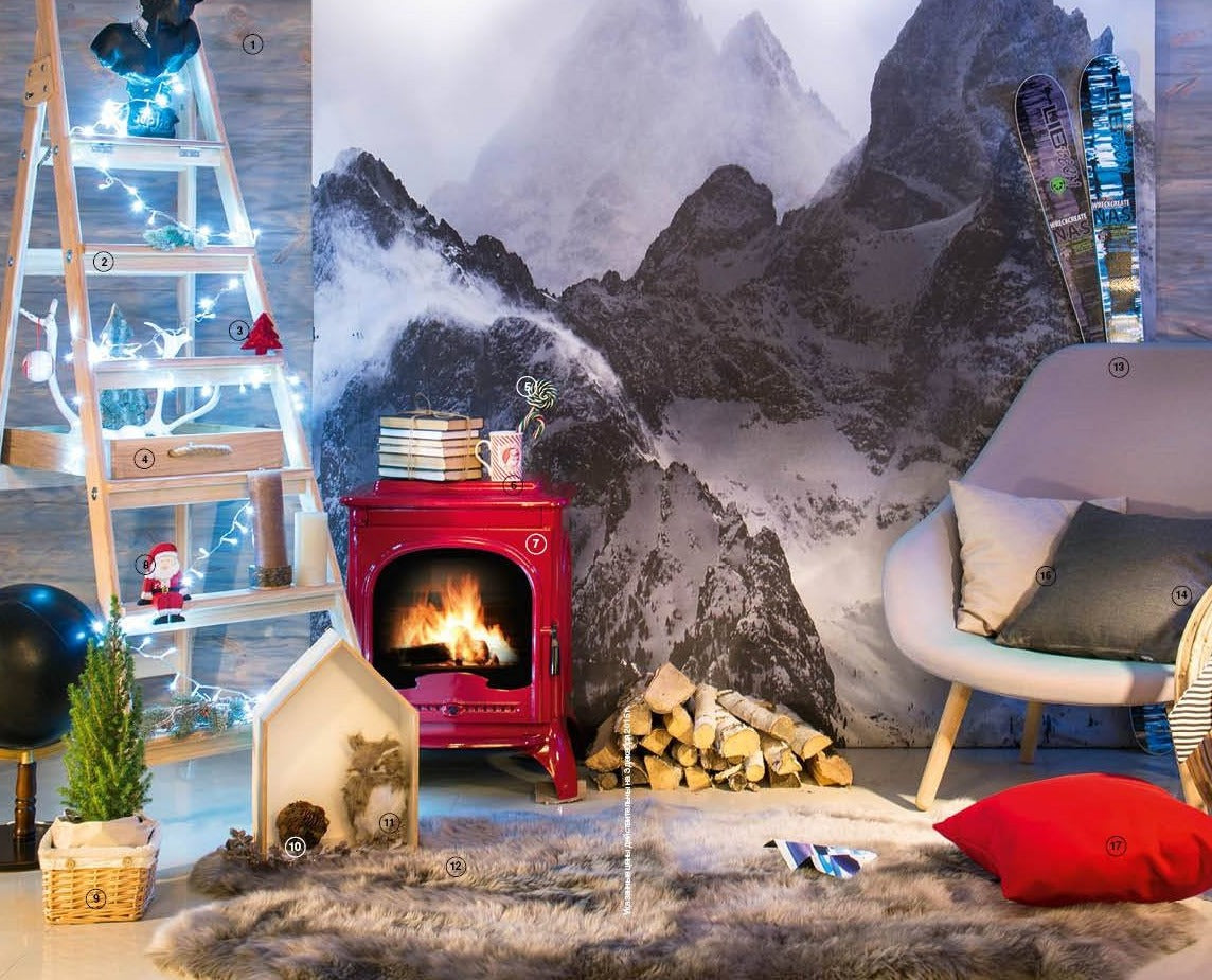 Invicta Seville 2 Kırmızı Şömine Soba