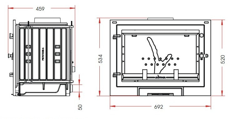 Invicta Şömine Haznesi 700 Eos 14 kW