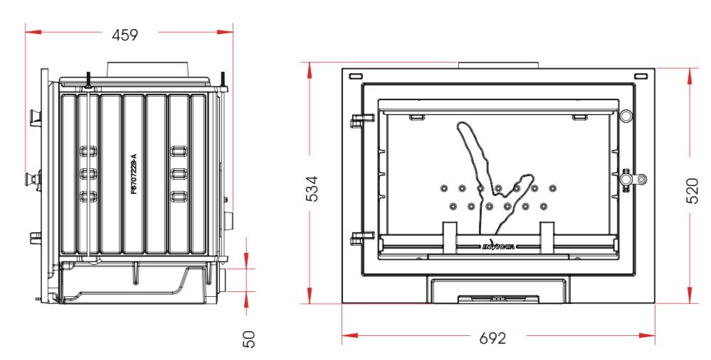 Invicta Şömine Haznesi 700 Eos 8 Kw İthal