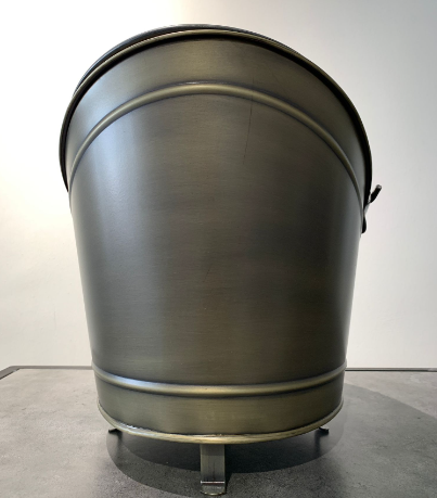 Kayık Antik Bronz Odun Kovası