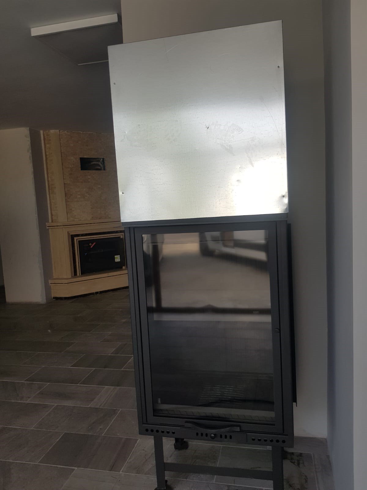 Küp Asansörlü Şömine Haznesi 60x90 cm