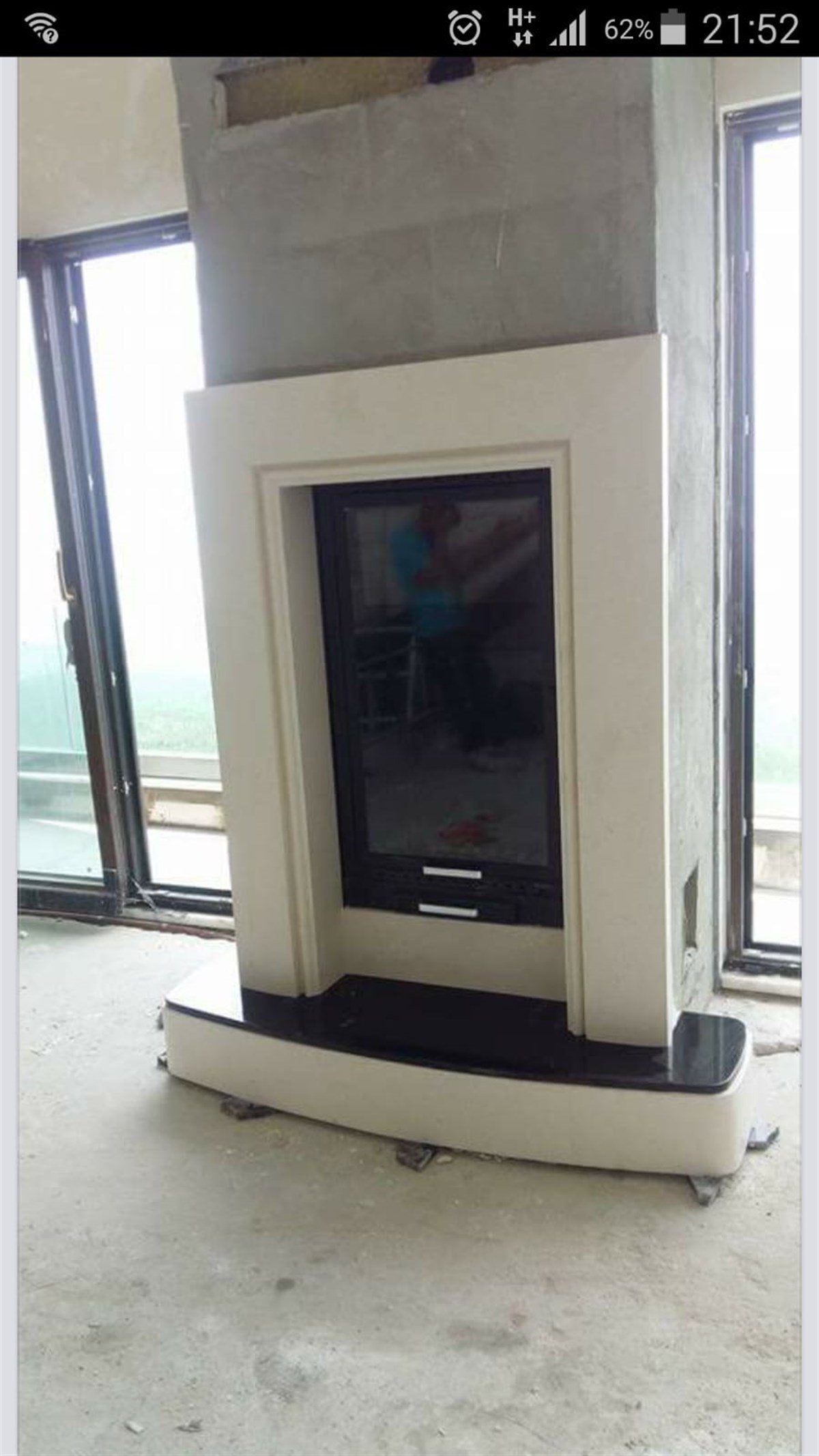 Küp Asansörlü Şömine Haznesi 80x90 cm