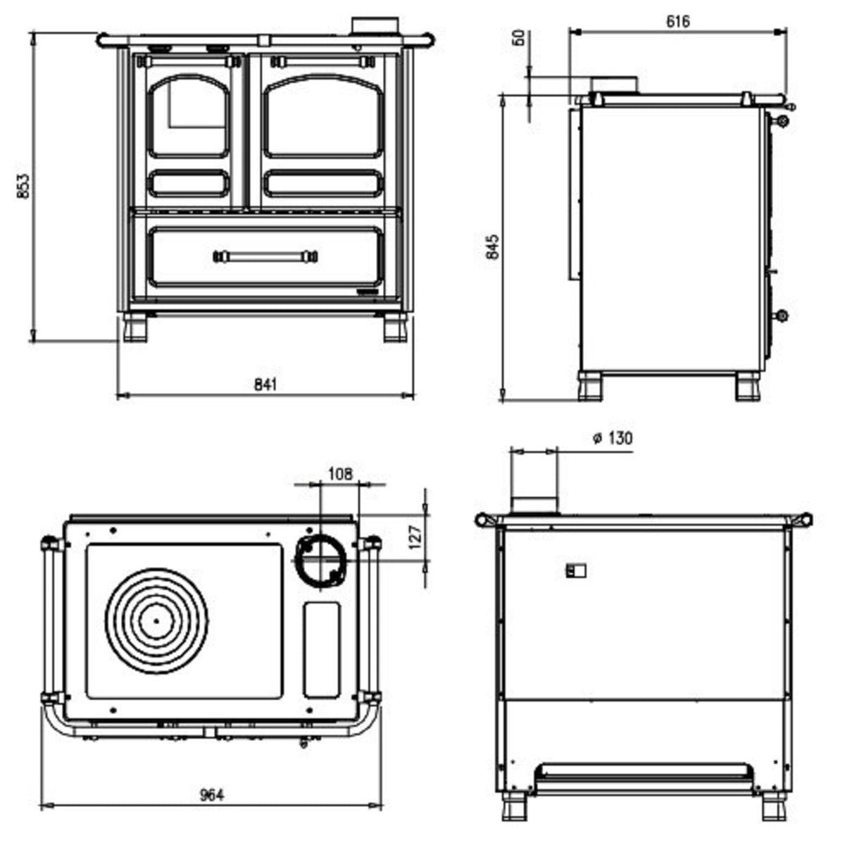 La Nordica Favola Family 4,5 Kuzine Soba Beyaz