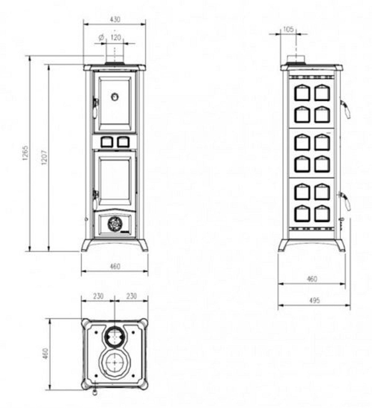 La Nordica Gemma Forno Kuzine Soba Beyaz