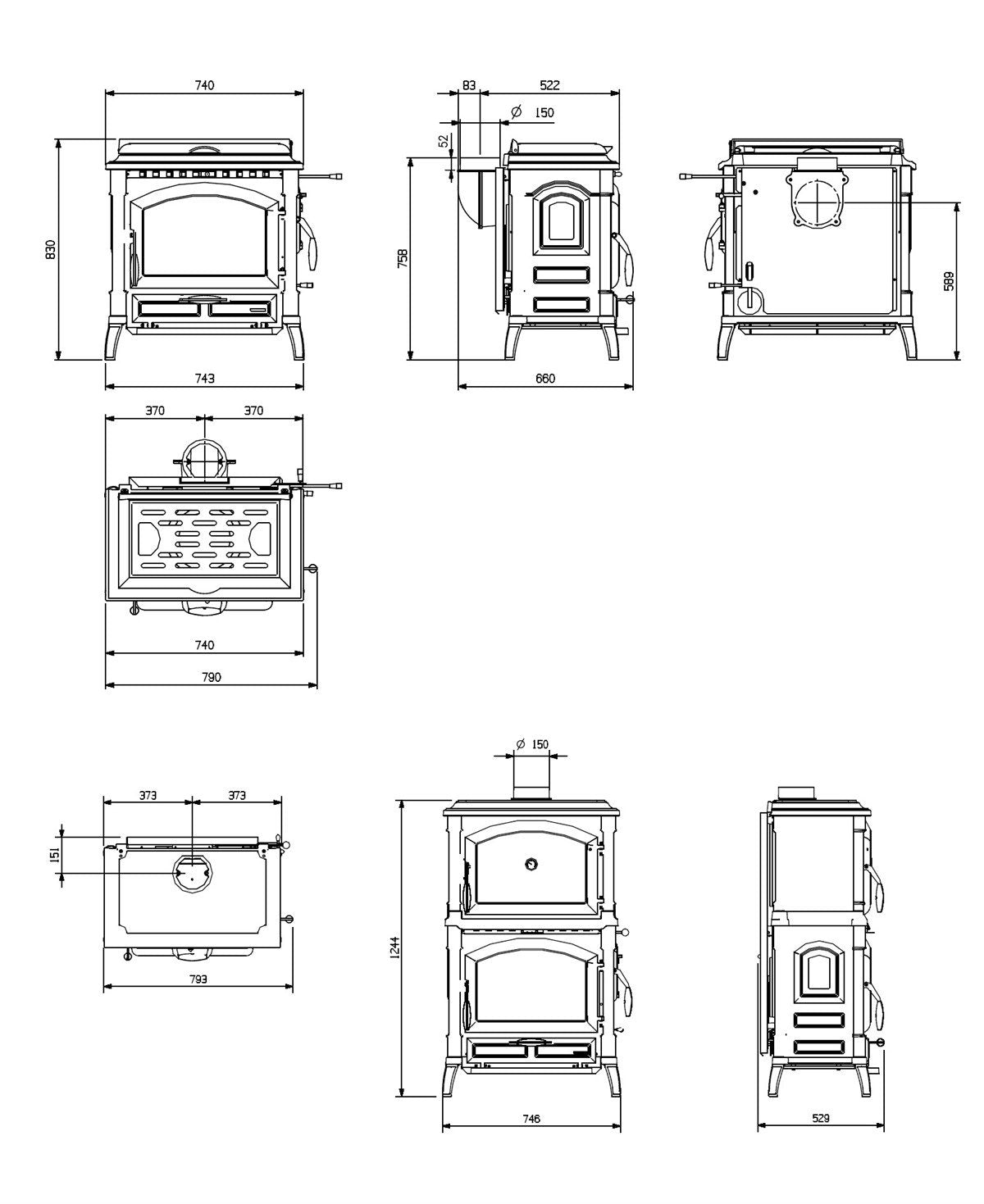 La Nordica Isotta Evo Ocaklı Odun Sobası