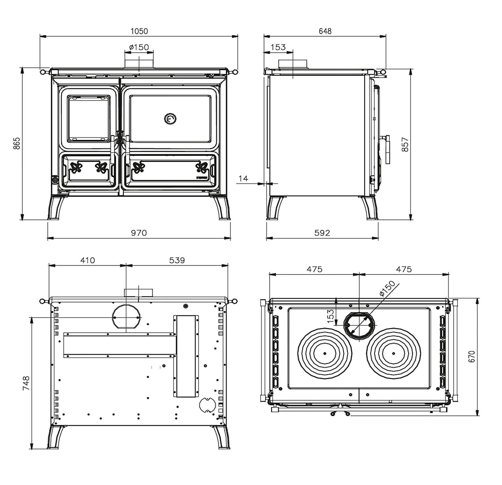 La Nordica Milly Kuzine Soba Kırmızı Isıtma Kabinli