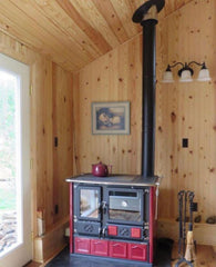 La Nordica Rosa 5.0 Maiolica Kırmızı Kuzine Soba