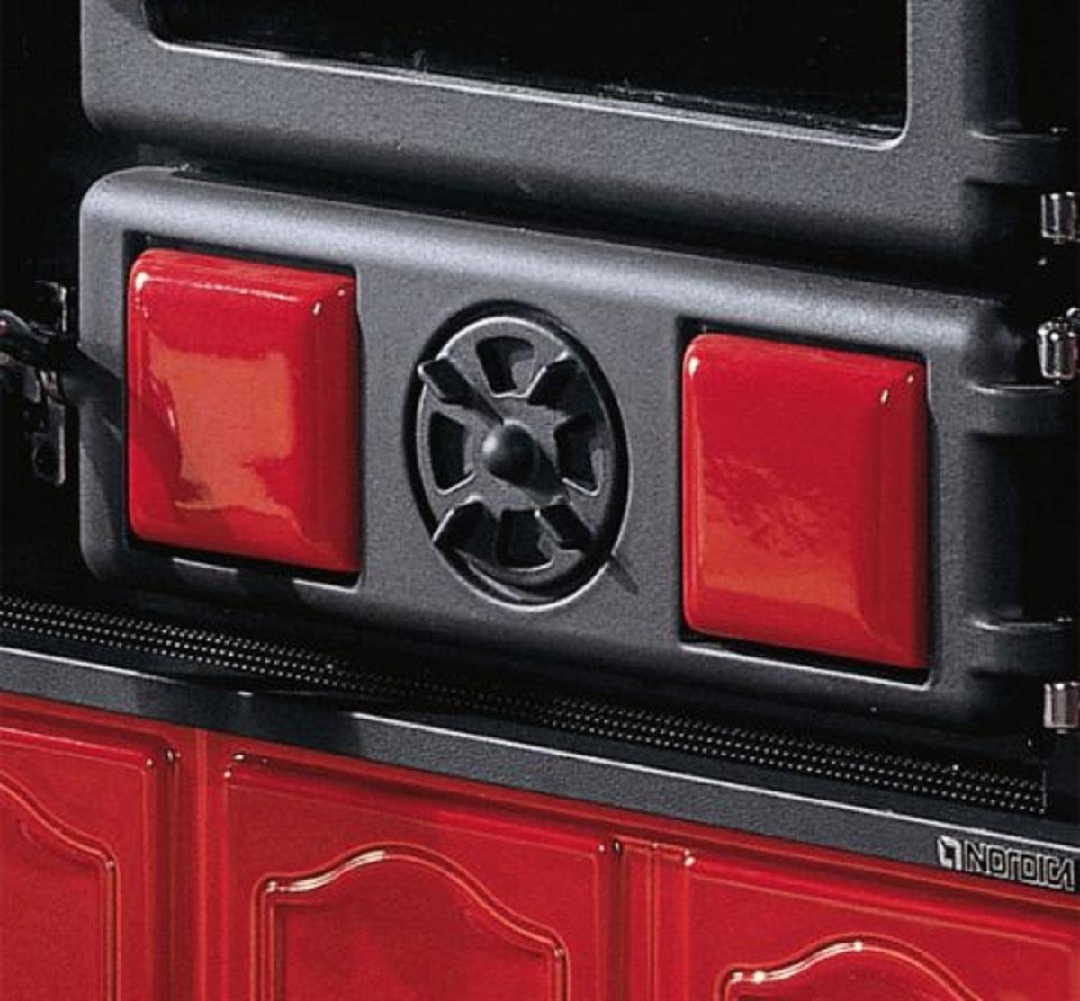 La Nordica Rosa 5.0 Maiolica Kırmızı Kuzine Soba