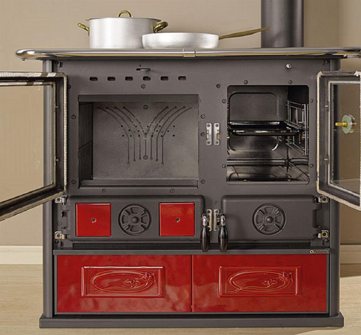 La Nordica Rosa Reverse 2.0 Kuzine Soba Kırmızı