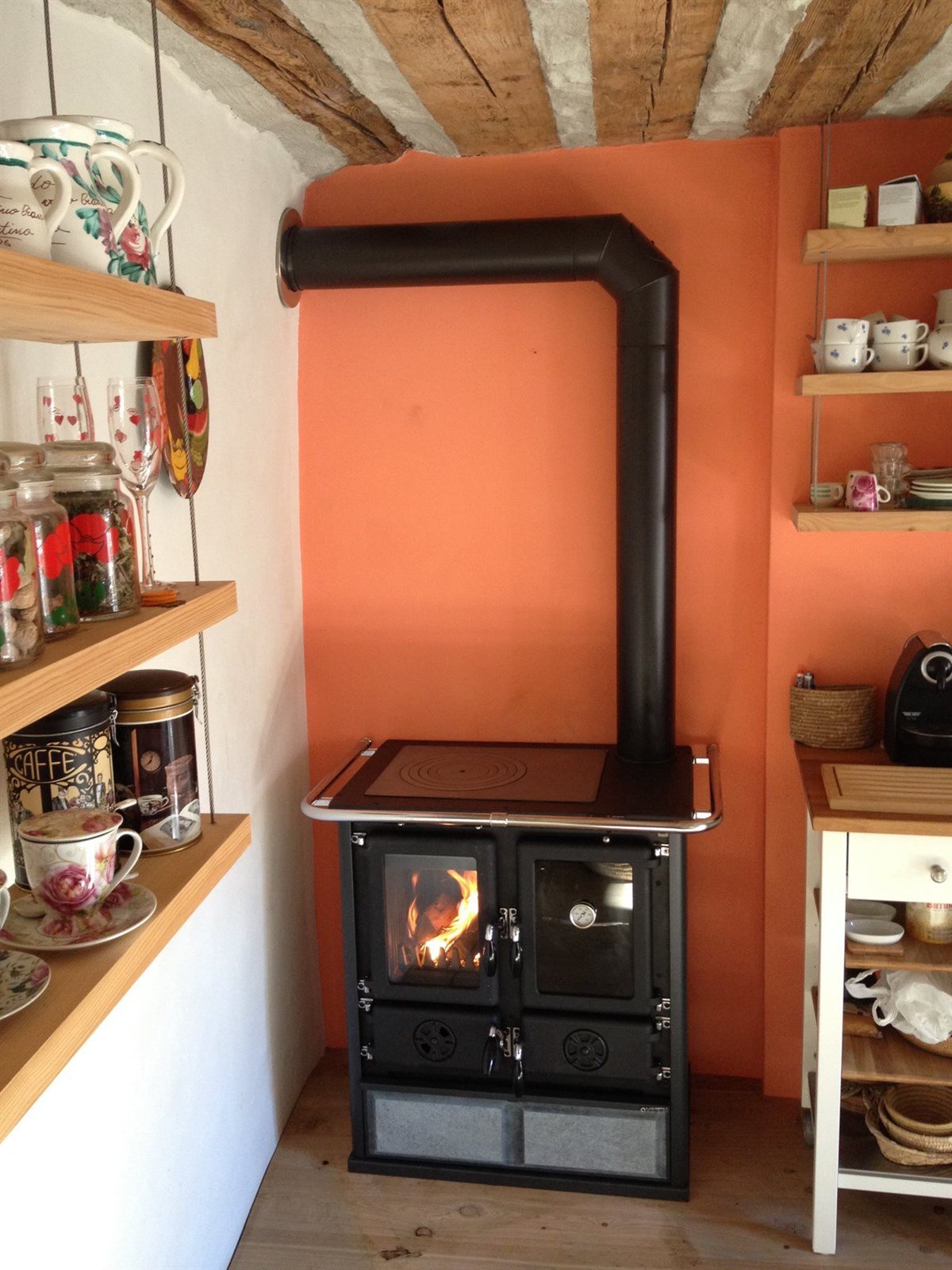 La Nordica Rosetta BII Doğaltaşlı Kuzine Soba