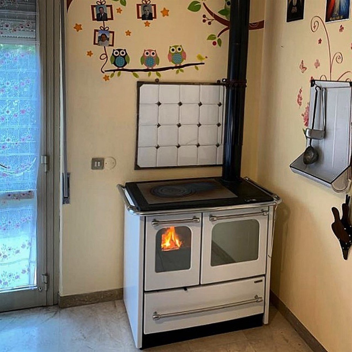 La Nordica Sovrana Easy Evo 2.0 Kuzine Soba Beyaz