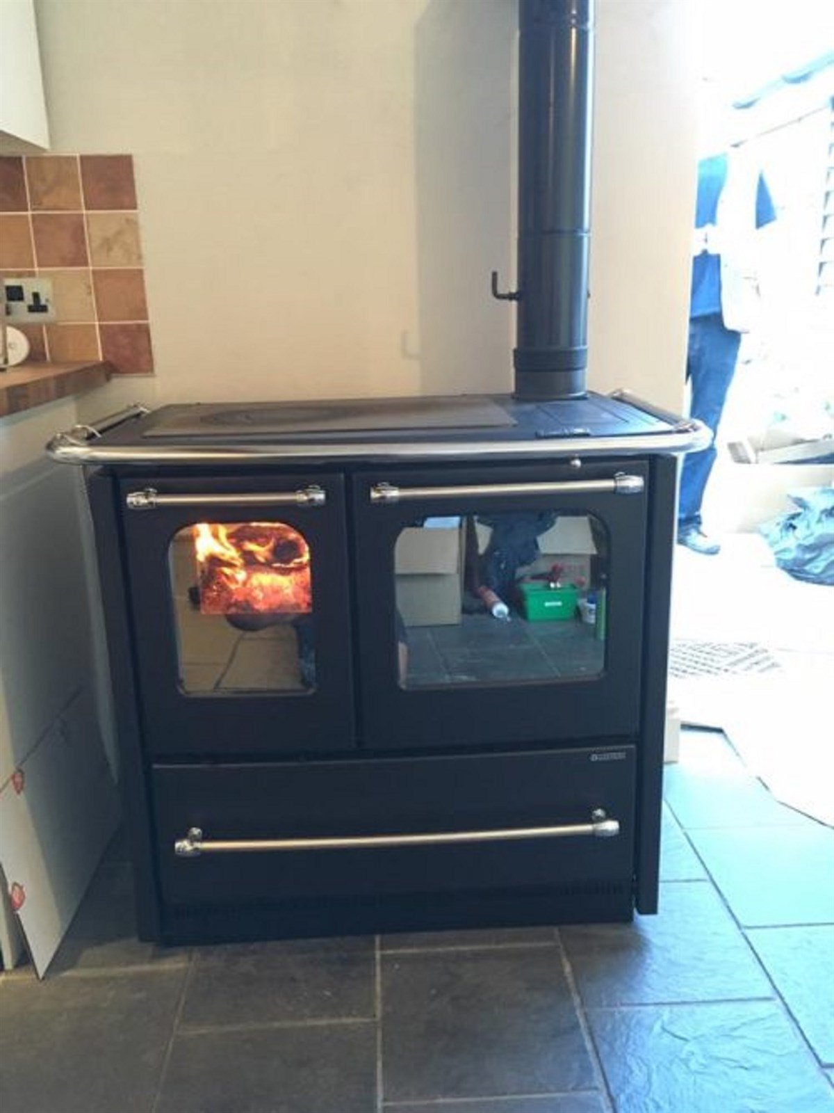 La Nordica Sovrana Easy Evo 2.0 Kuzine Sobası Antrasit