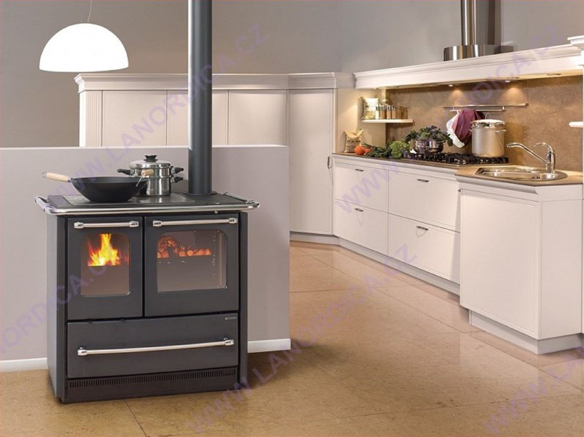 La Nordica Sovrana Easy Evo 2.0 Kuzine Sobası Antrasit