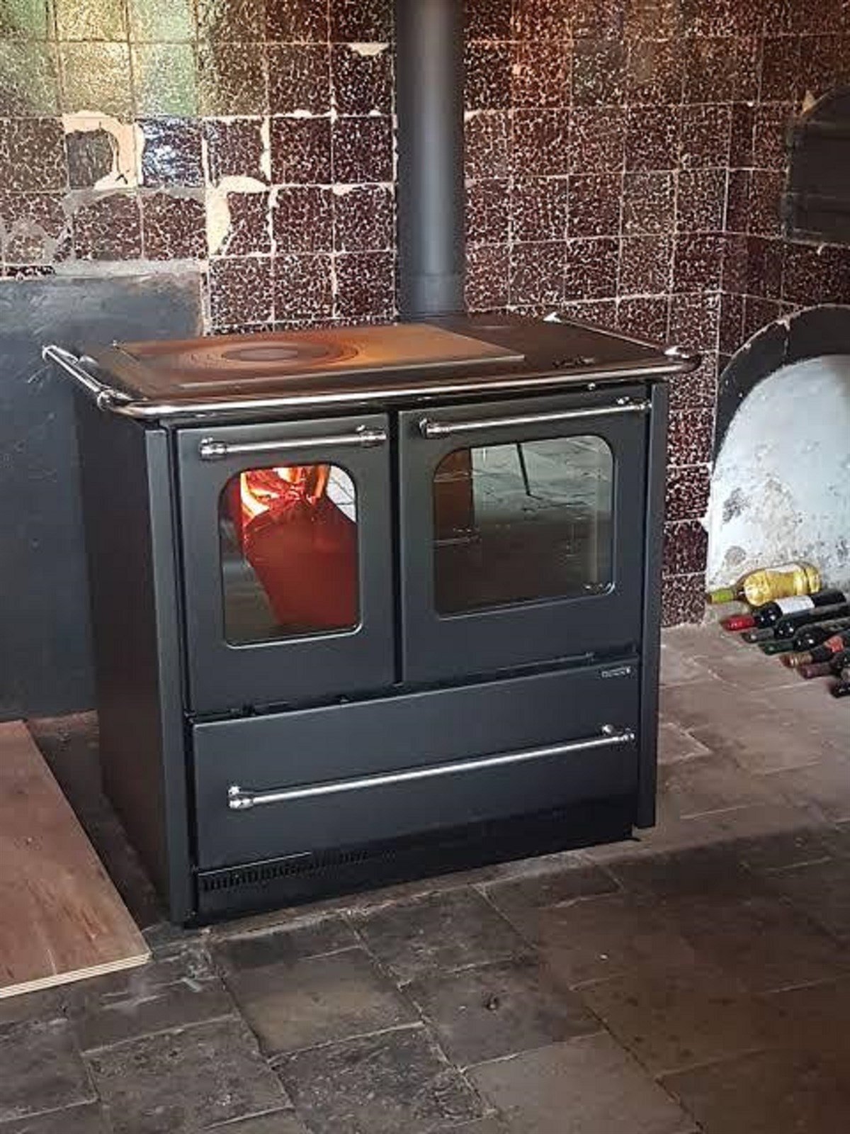 La Nordica Sovrana Easy Evo 2.0 Kuzine Sobası Antrasit