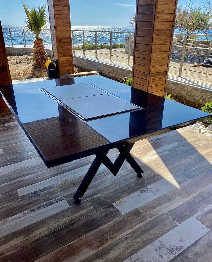 Mangallı Masa 10 Kişilik