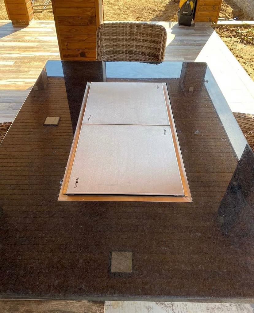 Mangallı Masa 10 Kişilik