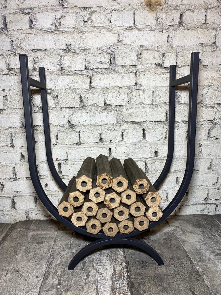 Metal Oval Şömine Odunluğu