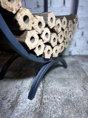 Metal Oval Şömine Odunluğu