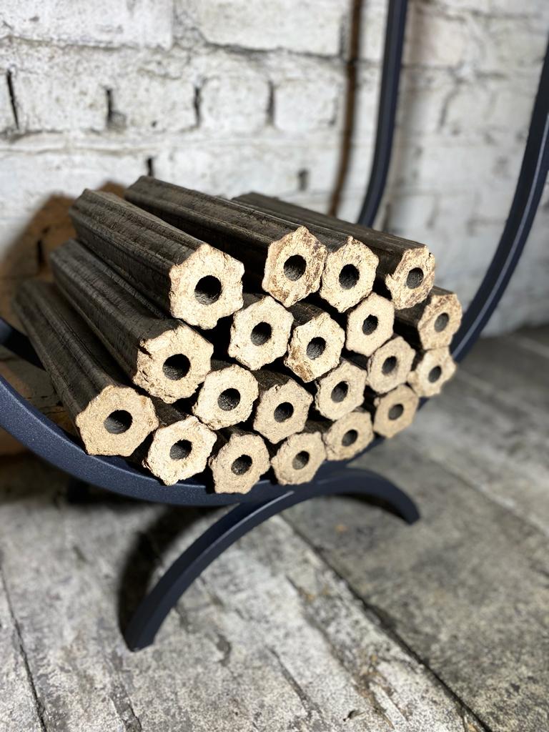 Metal Oval Şömine Odunluğu