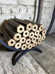 Metal Oval Şömine Odunluğu