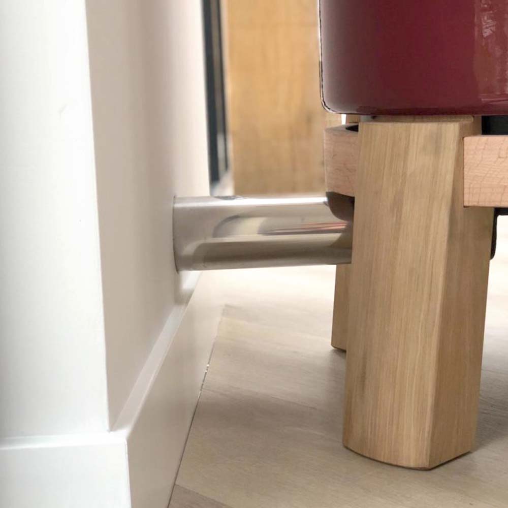 Yuvarlak Yığma Ahşap Seramik Odun Sobası