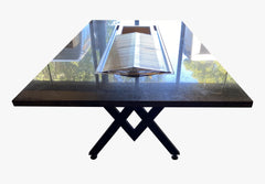 Siyah Granit Mangal Masa (240x130 cm)-[12 Kişilik]