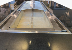 Siyah Granit Mangal Masa (240x130 cm)-[12 Kişilik]