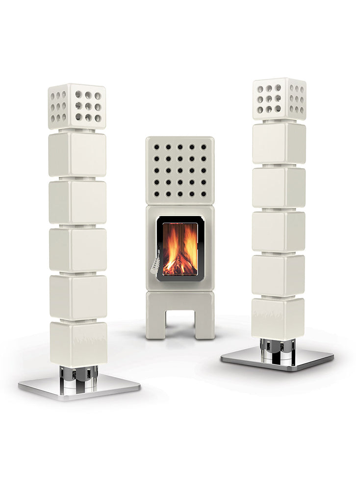 Thermo Stack Kalorifer Sistemli Seramik Odun Sobası