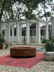 FERBA Corten Samara Bahçe Şöminesi Ateş Çukuru